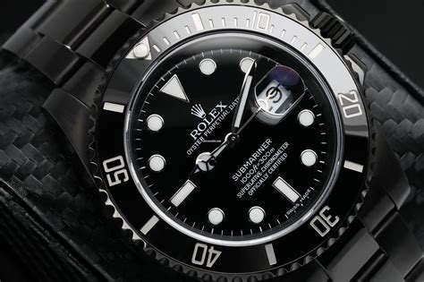 black rolex submariner pvd replica|rolex submariner date black dial.